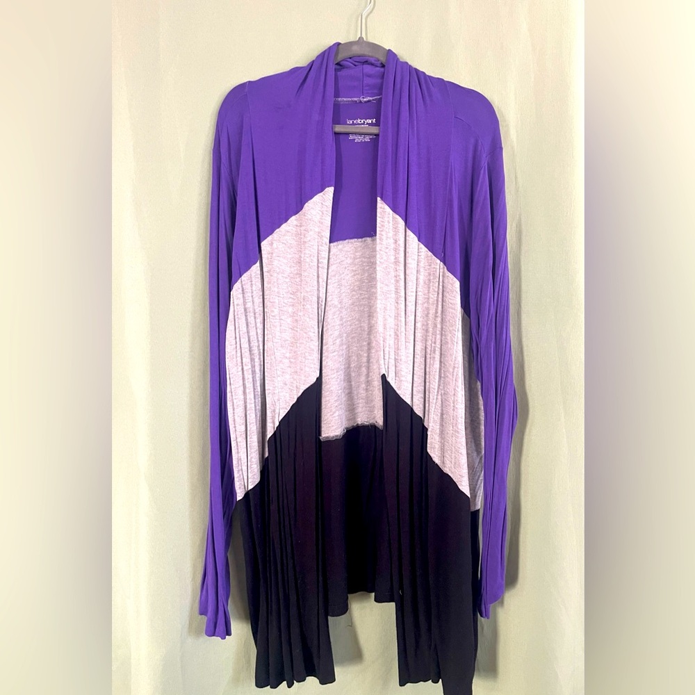 Tri colored cardigan